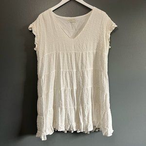 Urban Outfitters V-neck Dress, Large, White